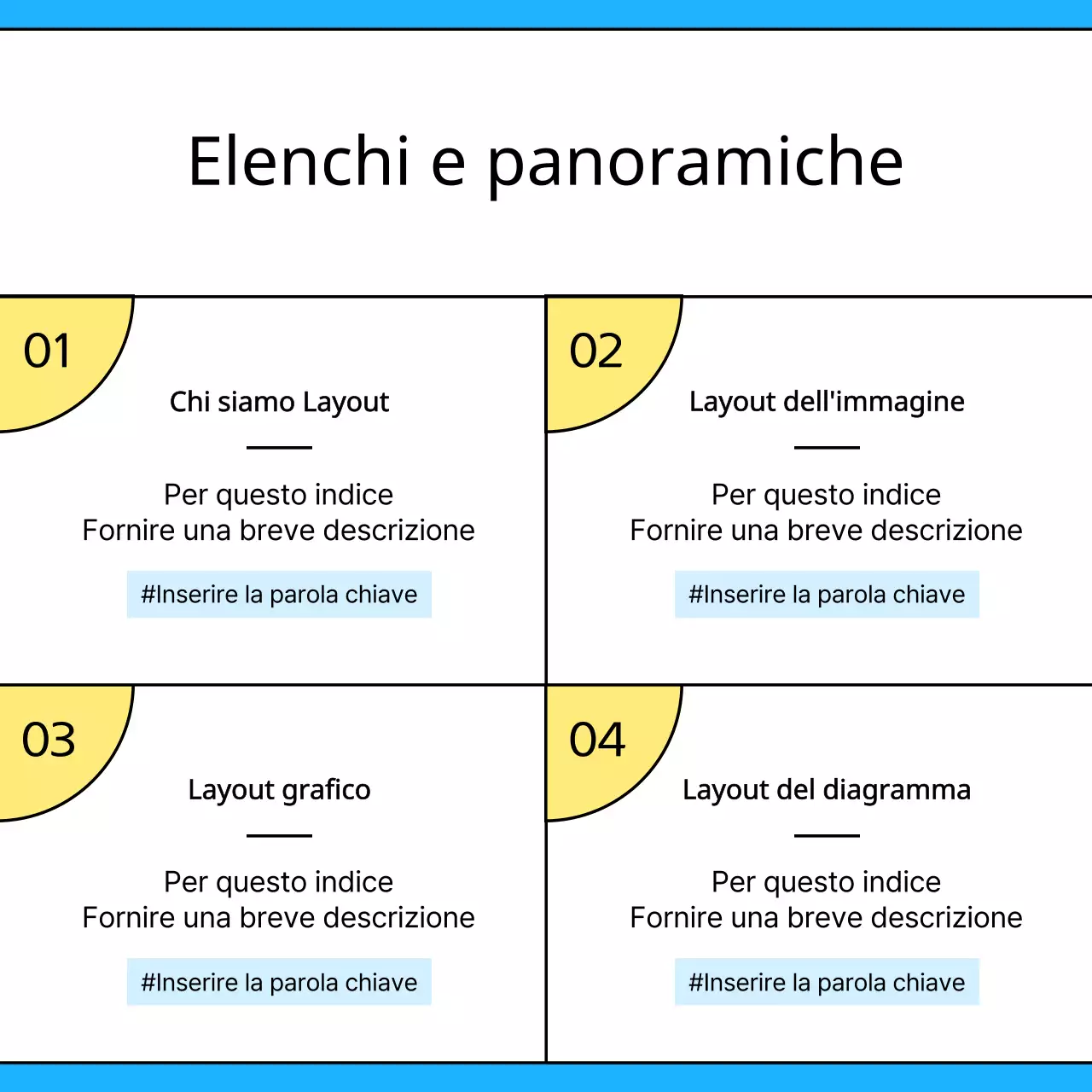 Promuovete il modello pulito di colore blu chiaro