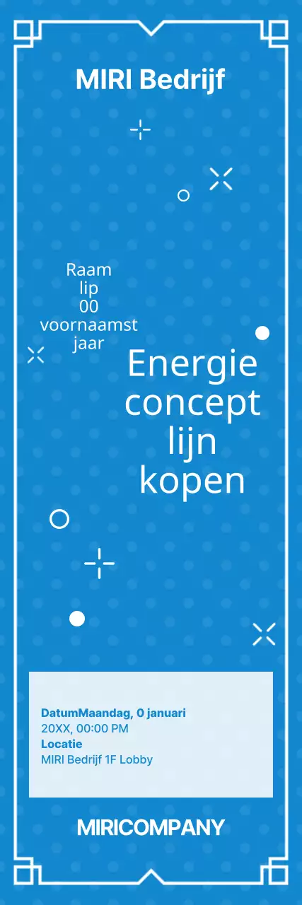 Blue's eenvoudige openingsevenement promoten