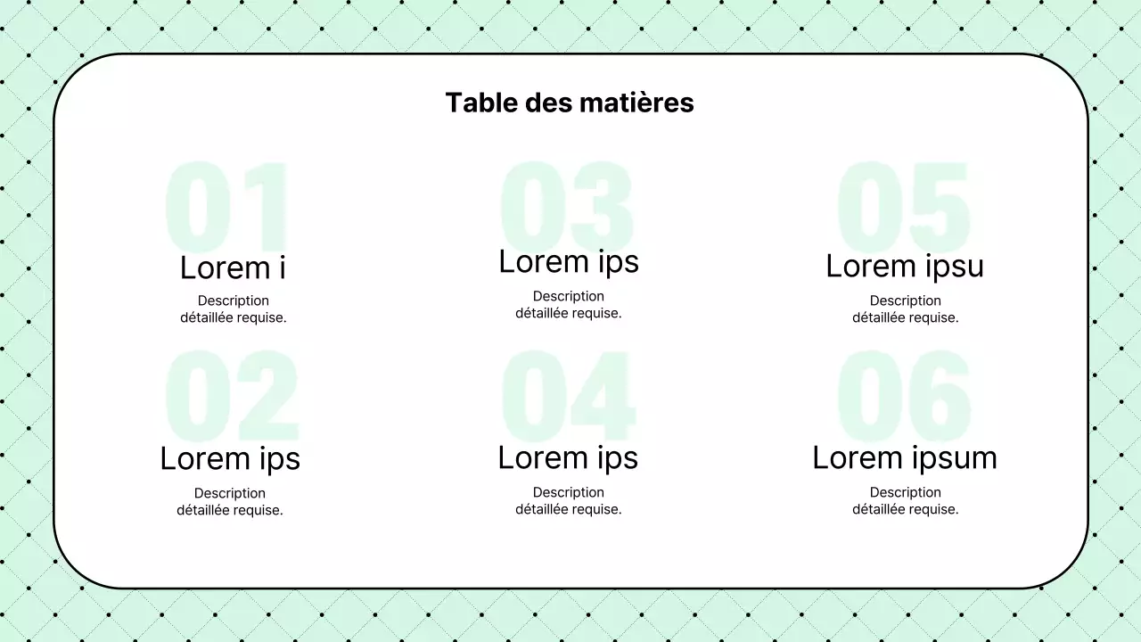 Proposition de société de production vidéo simple et de couleur menthe
