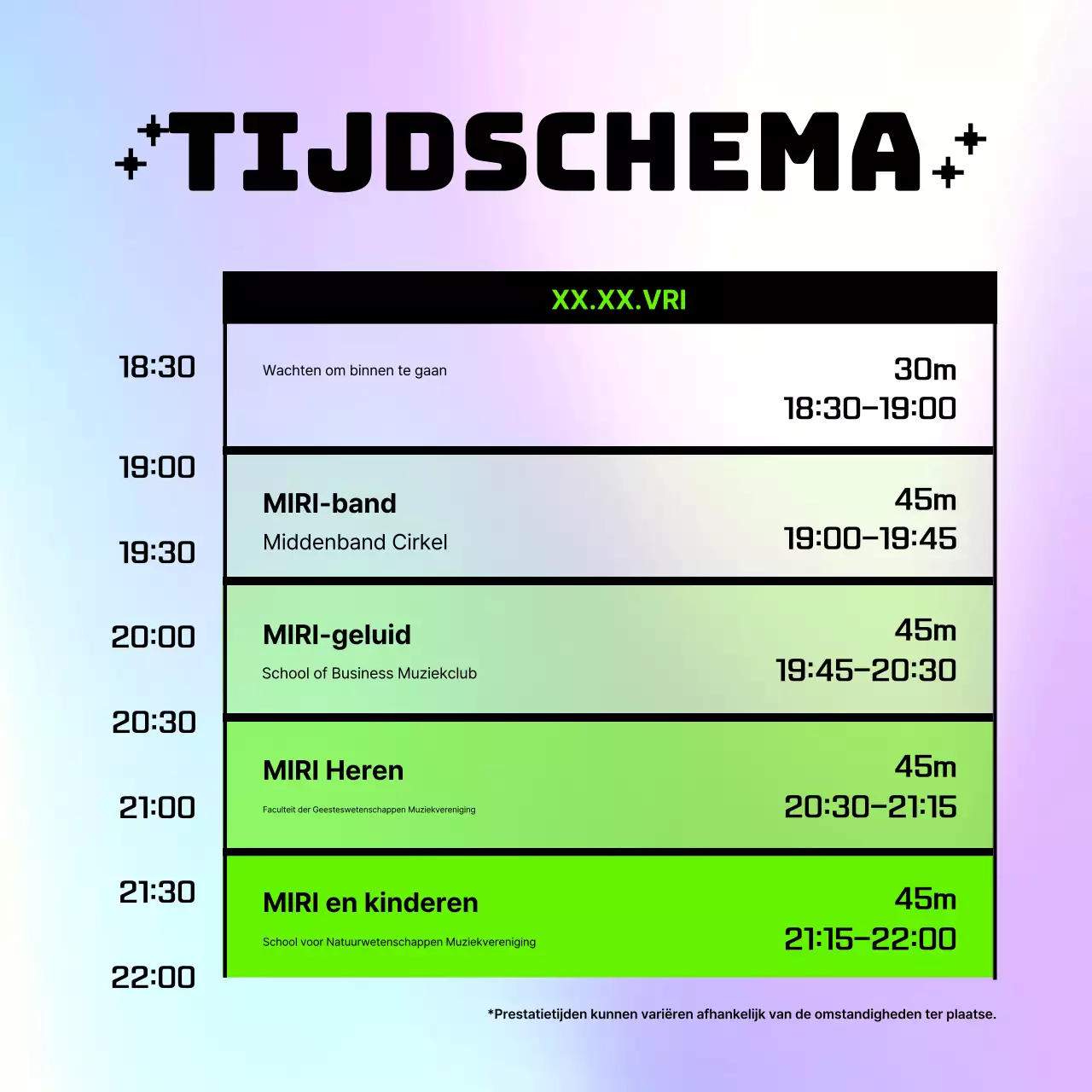 Mauve Pop Concertgids