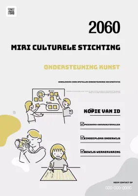 Grijze schone kunst ondersteuningsgids