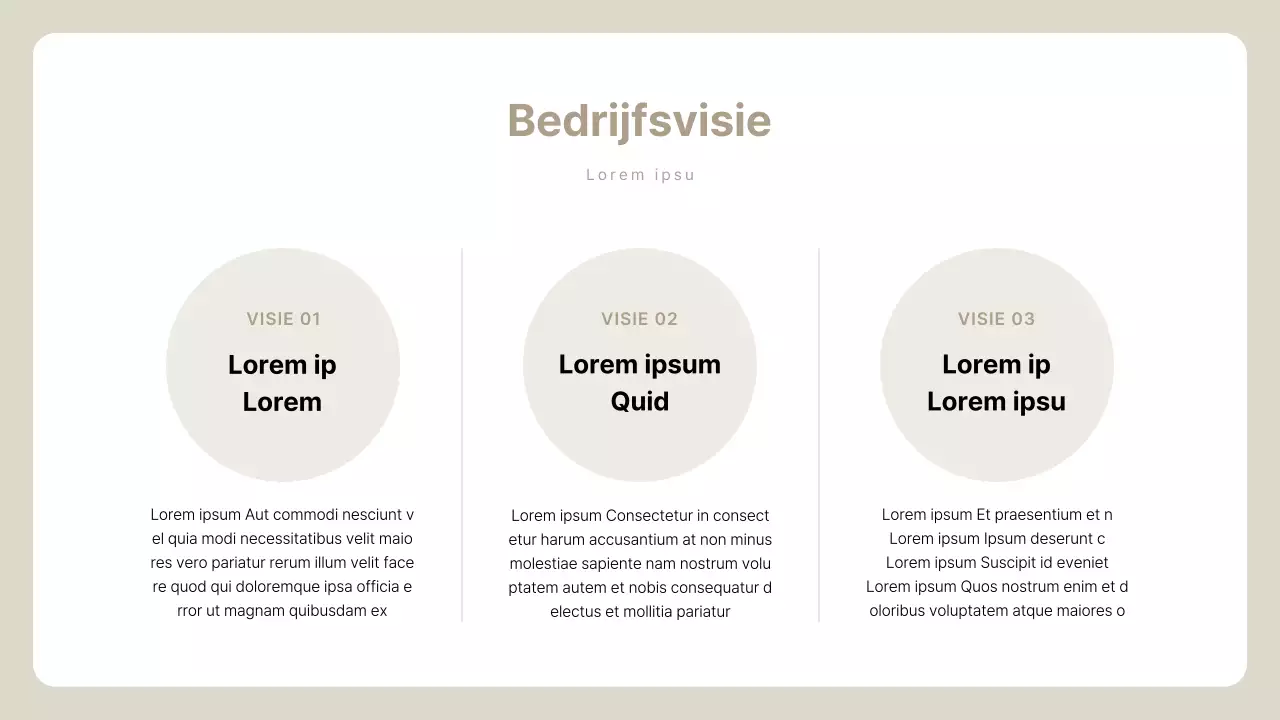 Beige Simple Beschrijving van het bedrijfsprofiel