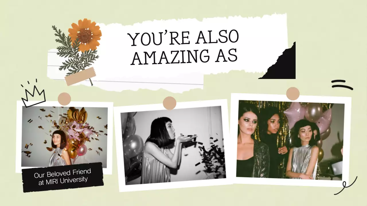 Beige Modern Birthday Invitation Presentation