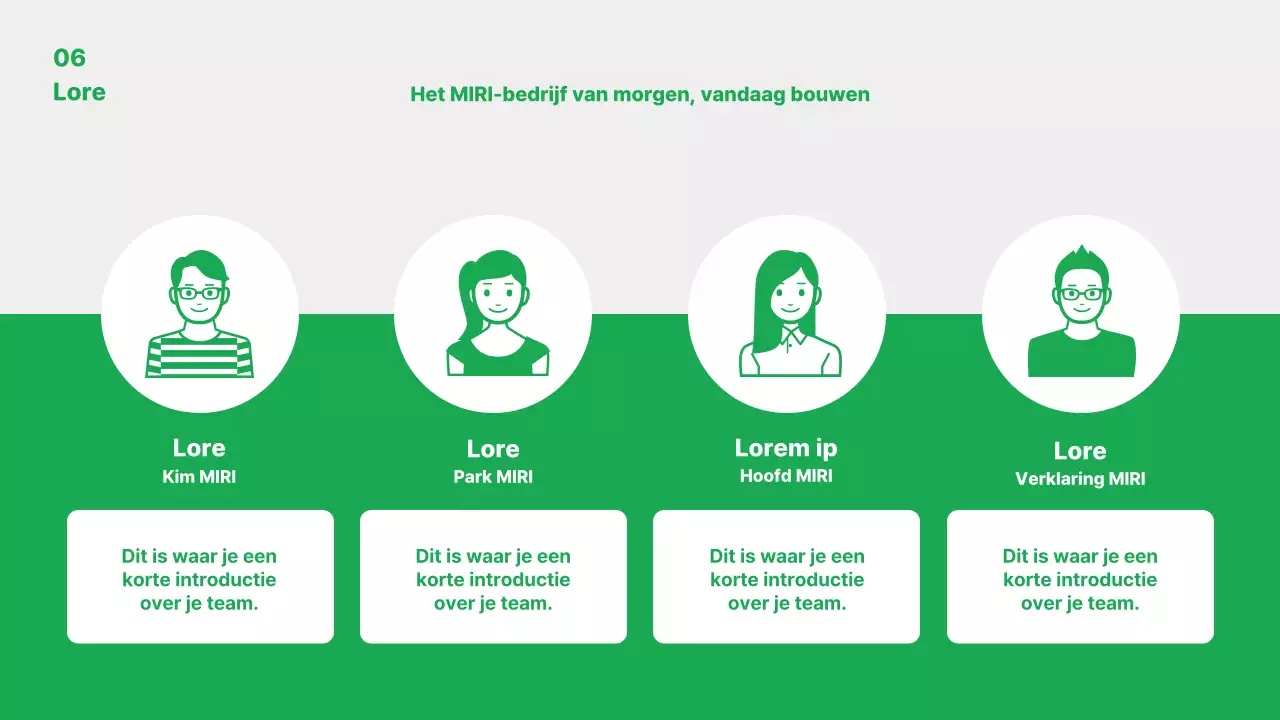 Promoot je groene eenvoudige merk