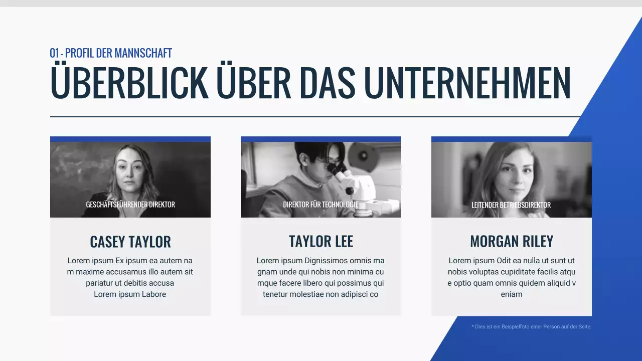 blue modern Pitch Deck Dokument