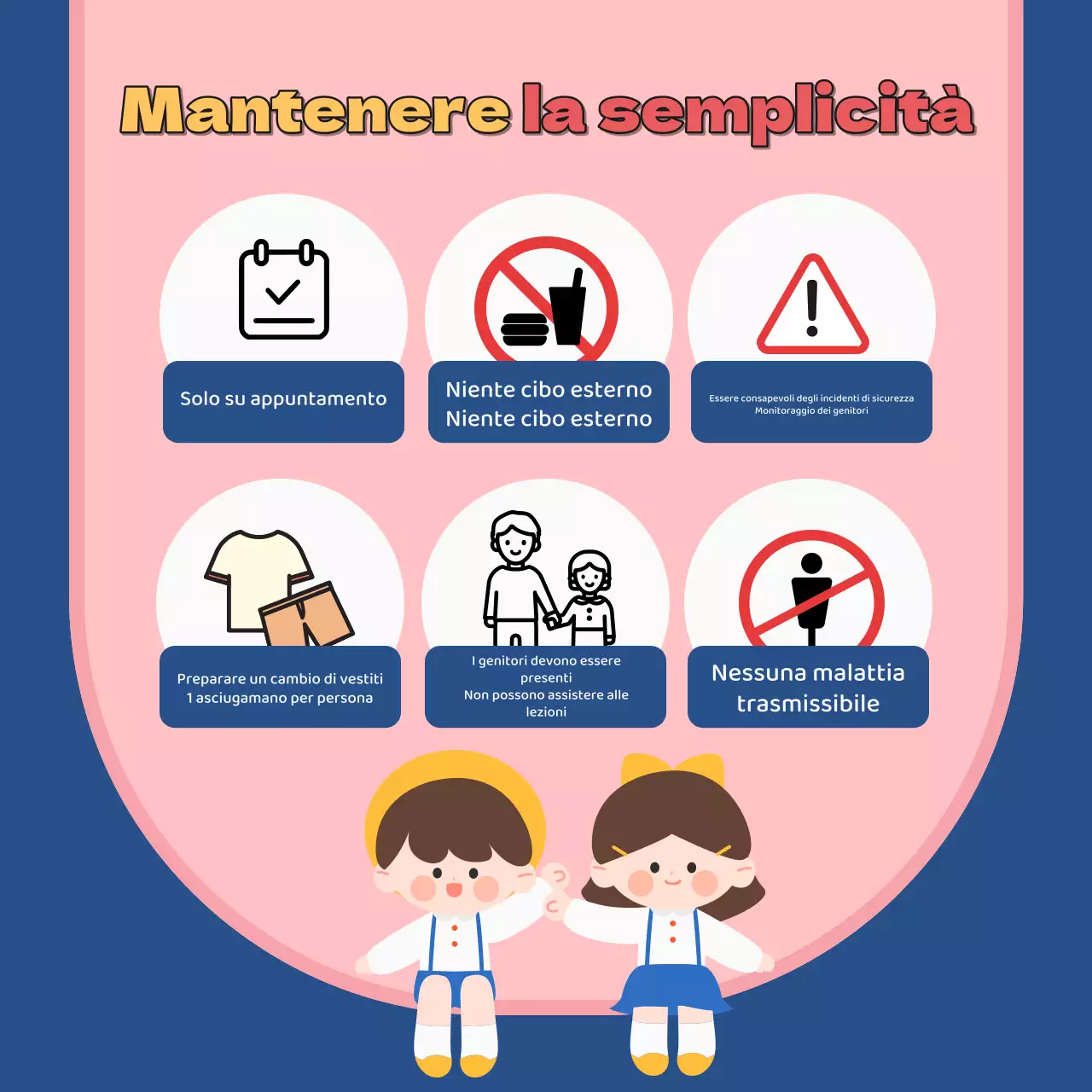 Promozione dell'accogliente caffè per bambini Blue's