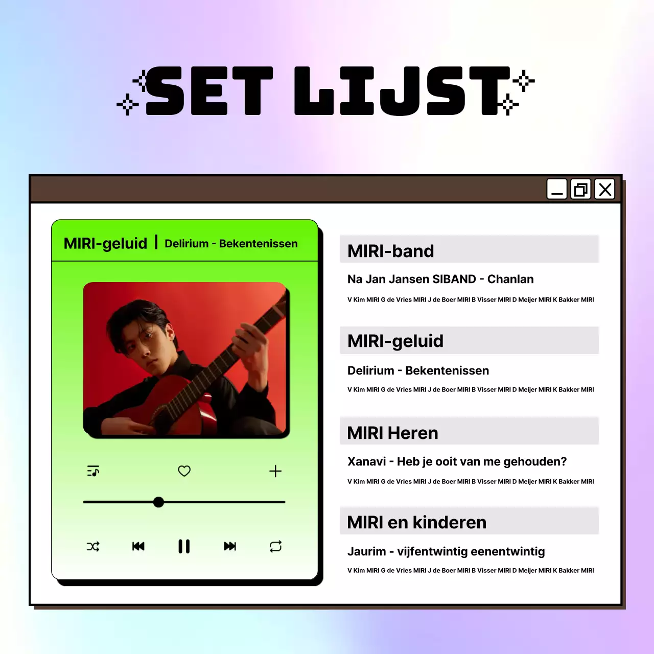 Mauve Pop Concertgids