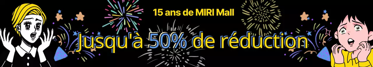 Annonce de soldes dans un centre commercial avec une touche de noir