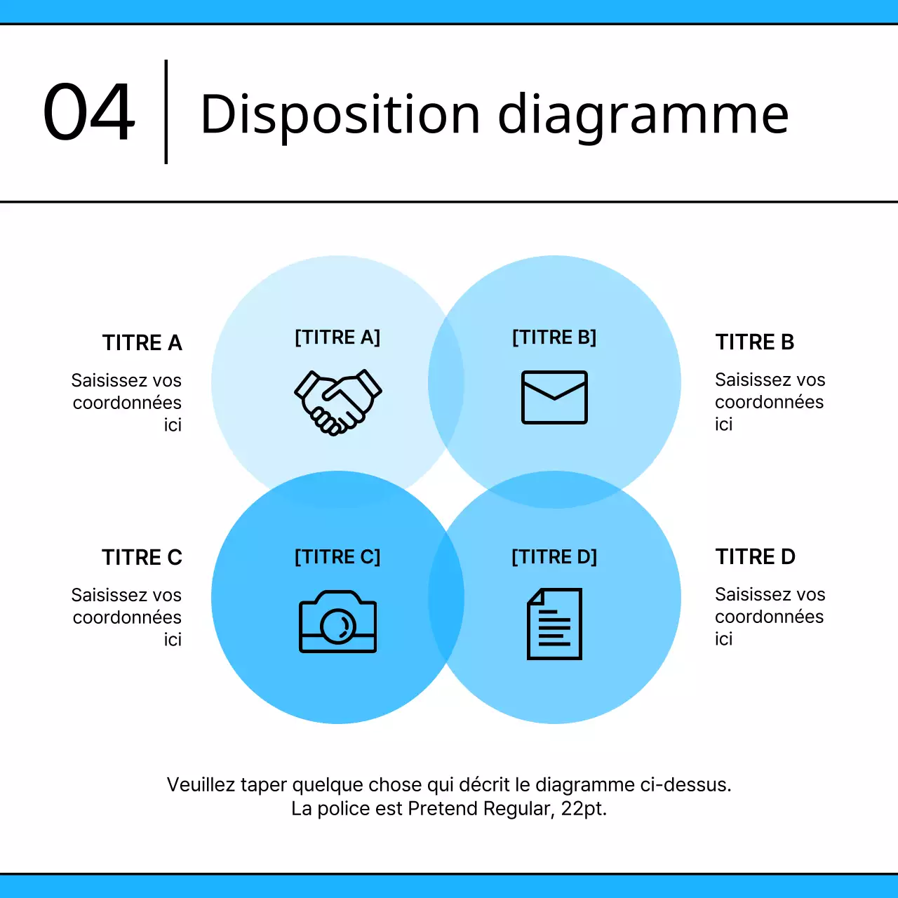 Promouvoir le modèle bleu clair et épuré
