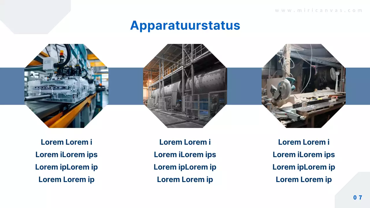 Promoot je blauwe moderne bedrijfsprofiel
