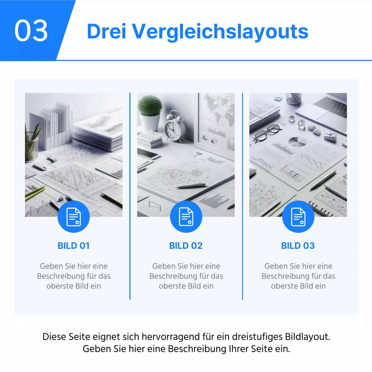 Blue Simple Business Vorlage