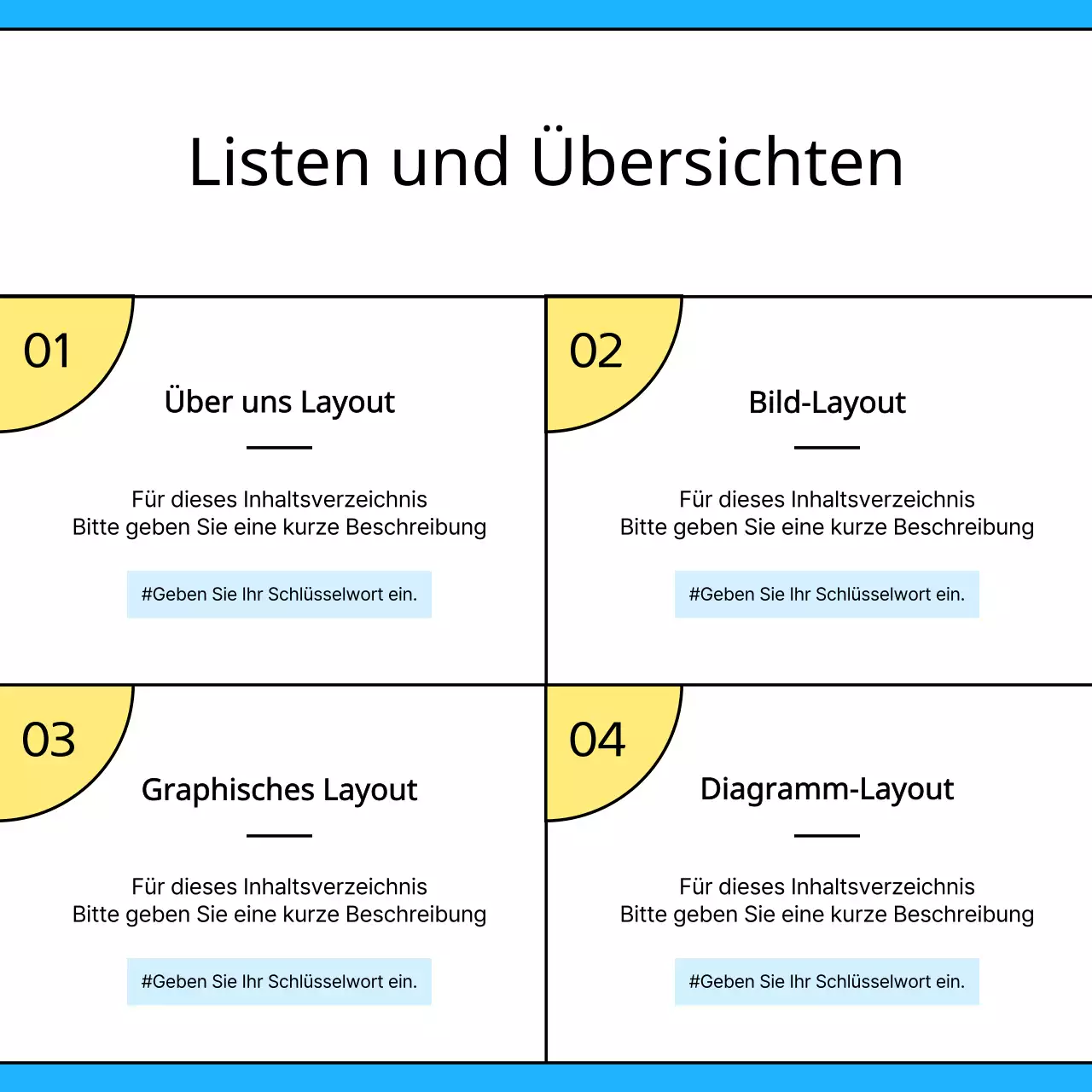 Fördern Sie die hellblaue saubere Vorlage