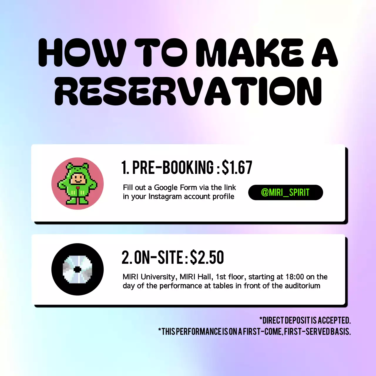 Rainbow Playful Band Event Instagram Carousel