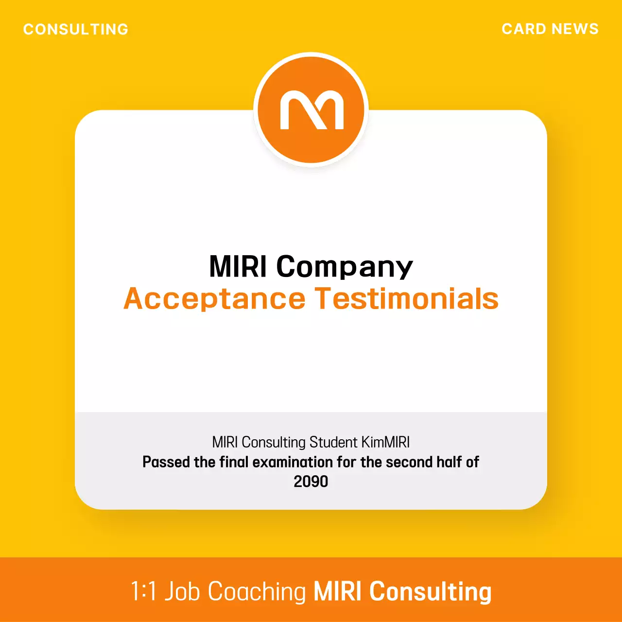 Quảng cáo Instagram Carousel tư vấn hiện đại màu vàng