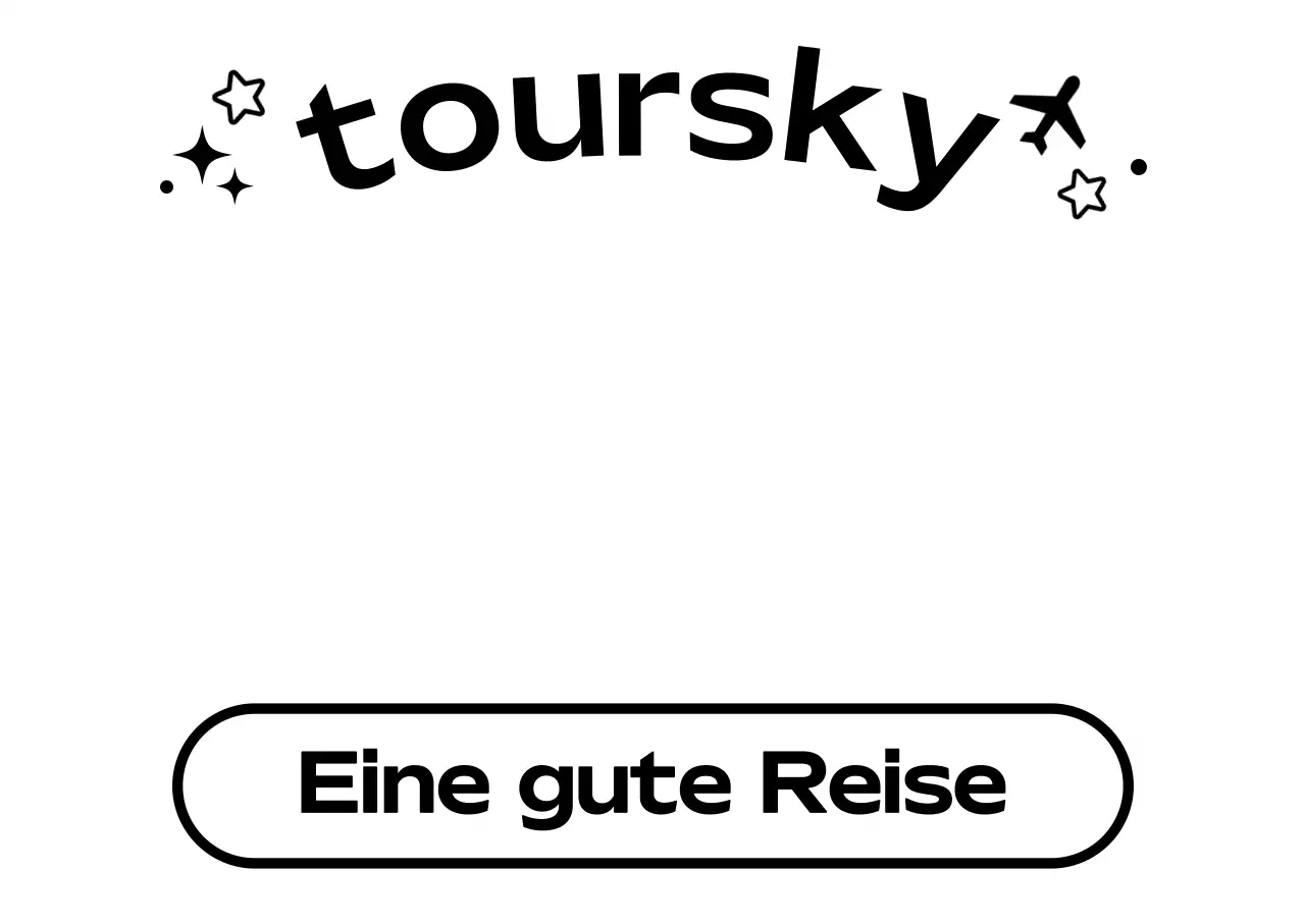 Schwarz Einfacher Reiseführer