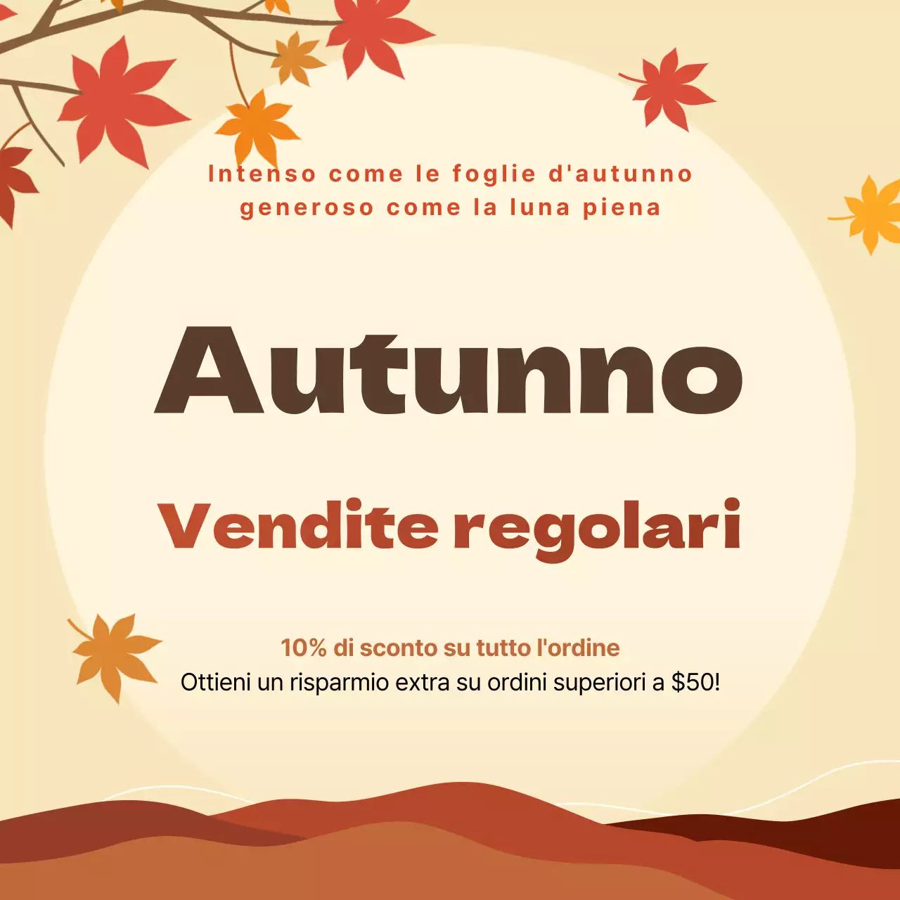 Promuovere le pubblicità arancioni d'epoca