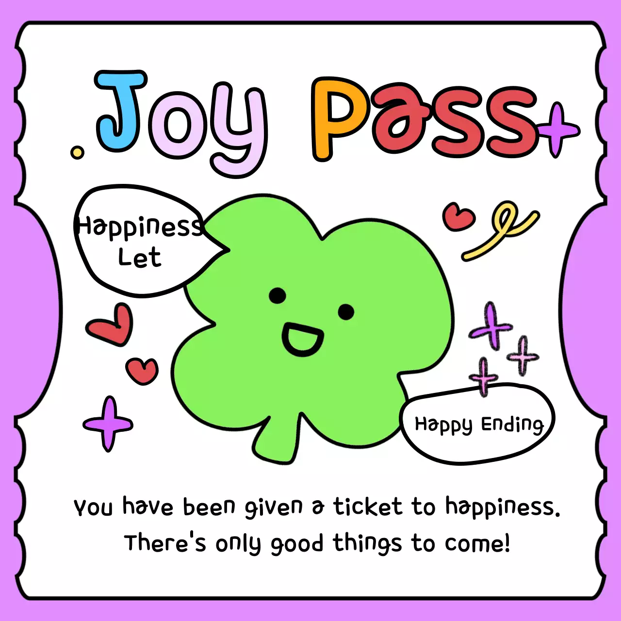 Mauve Cute Cheer Tweet