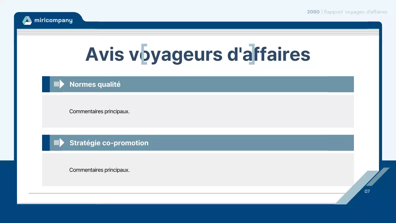 Contrat de rapport de voyage bleu clair et propre