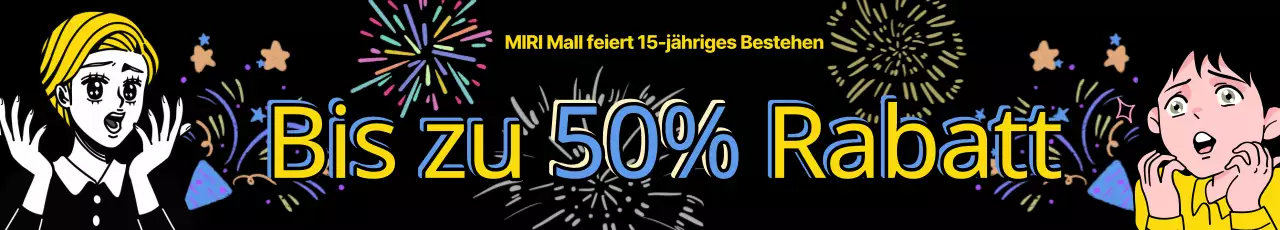 Verkaufsankündigung in einem Einkaufszentrum mit einem Hauch von Schwarz