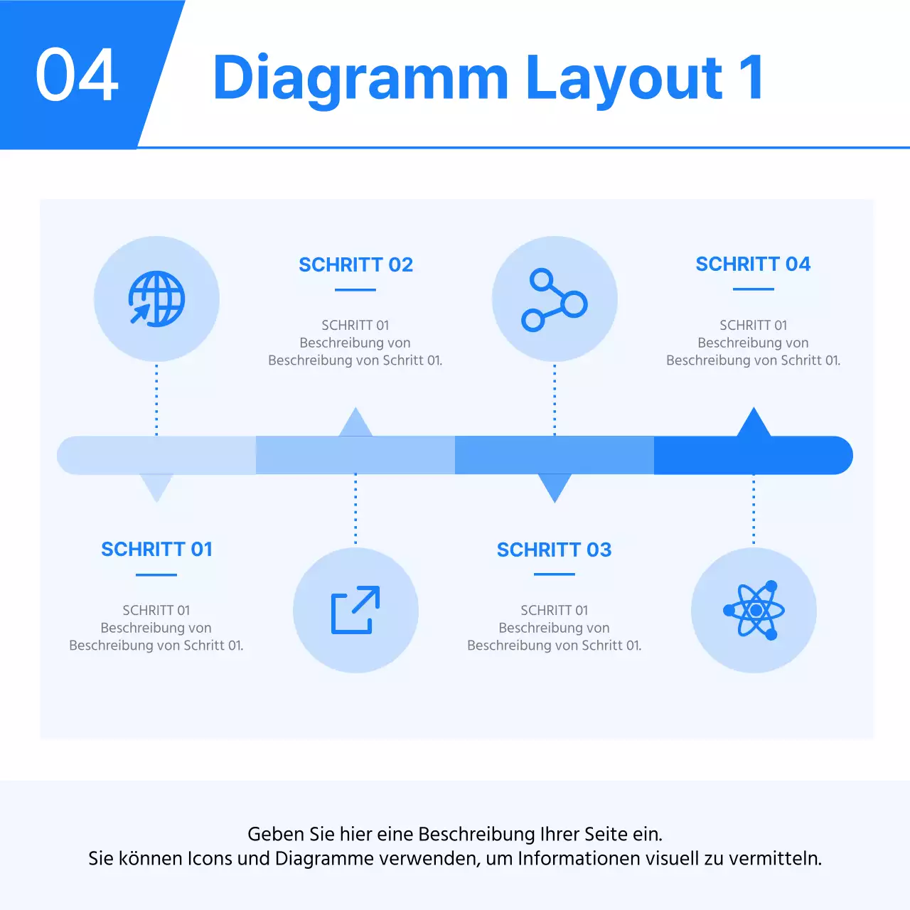 Blue Simple Business Vorlage