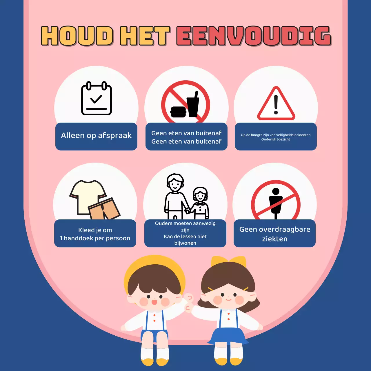 Blue's gezellige kindercafé promoten