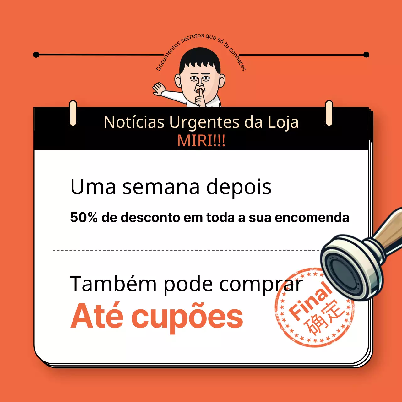 Evento Orange Gag Sale