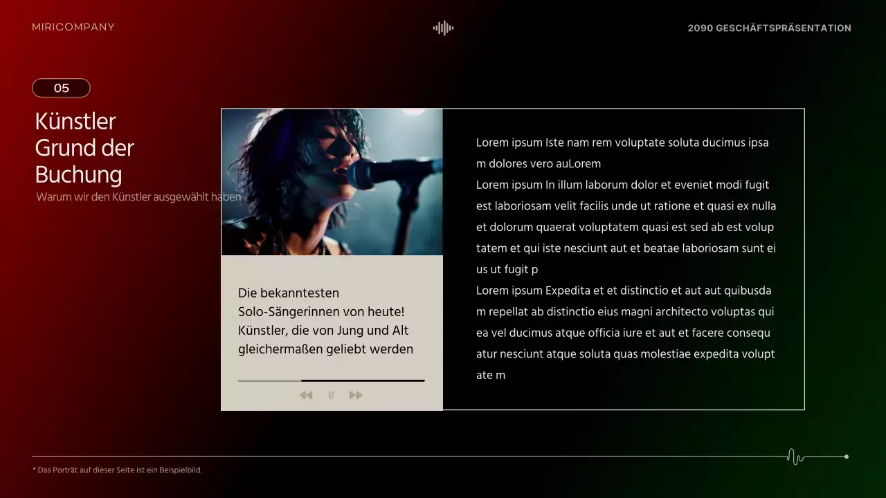 Black Modern Performance Aufruf zur Einreichung von Bewerbungen