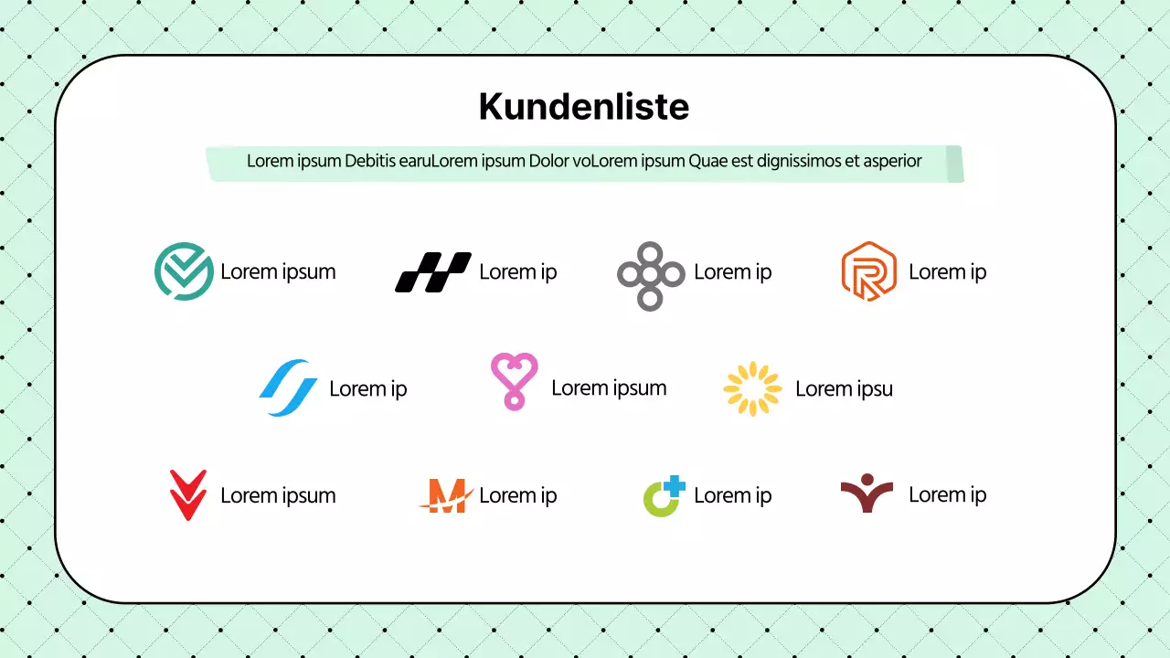 Einfaches, mintfarbenes Angebot einer Videoproduktionsfirma