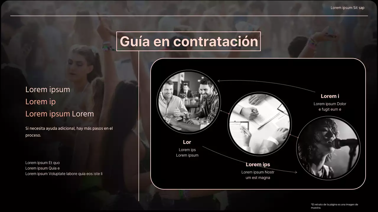 Un evento naranja y a la última