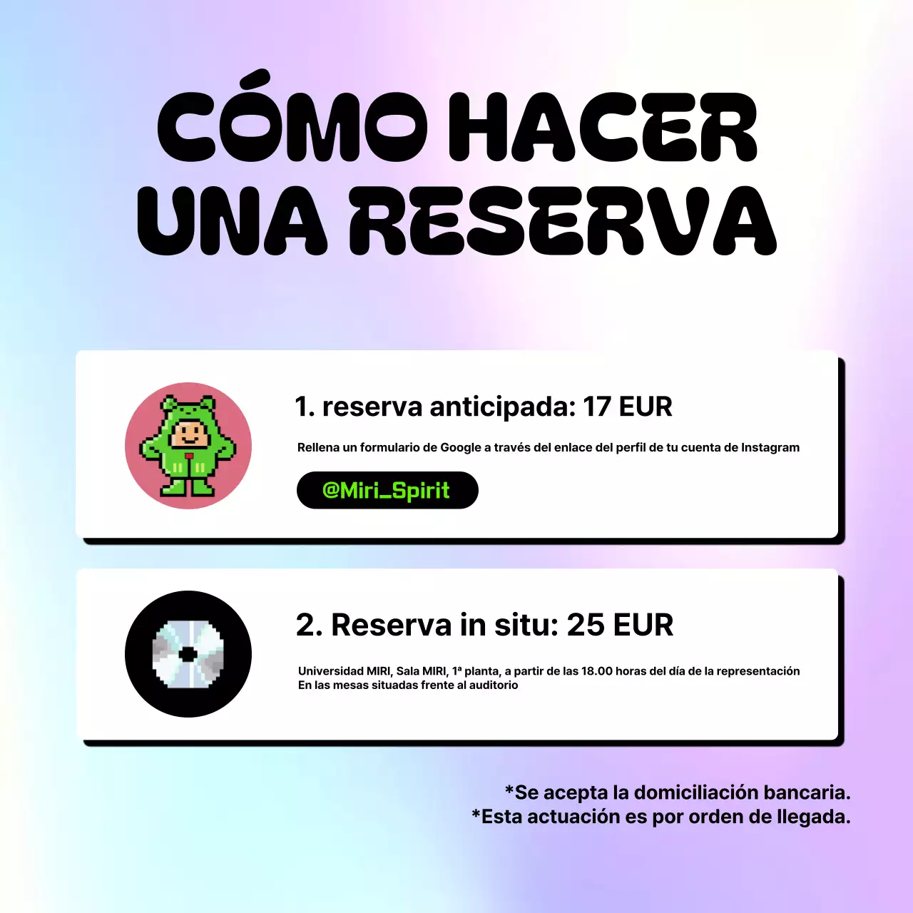 Guía de conciertos de Mauve Pop