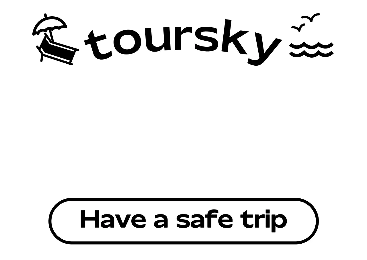 ブラックシンプルトラベルガイド