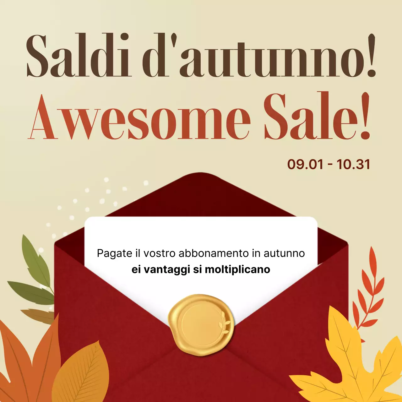 Promuovere le pubblicità arancioni d'epoca