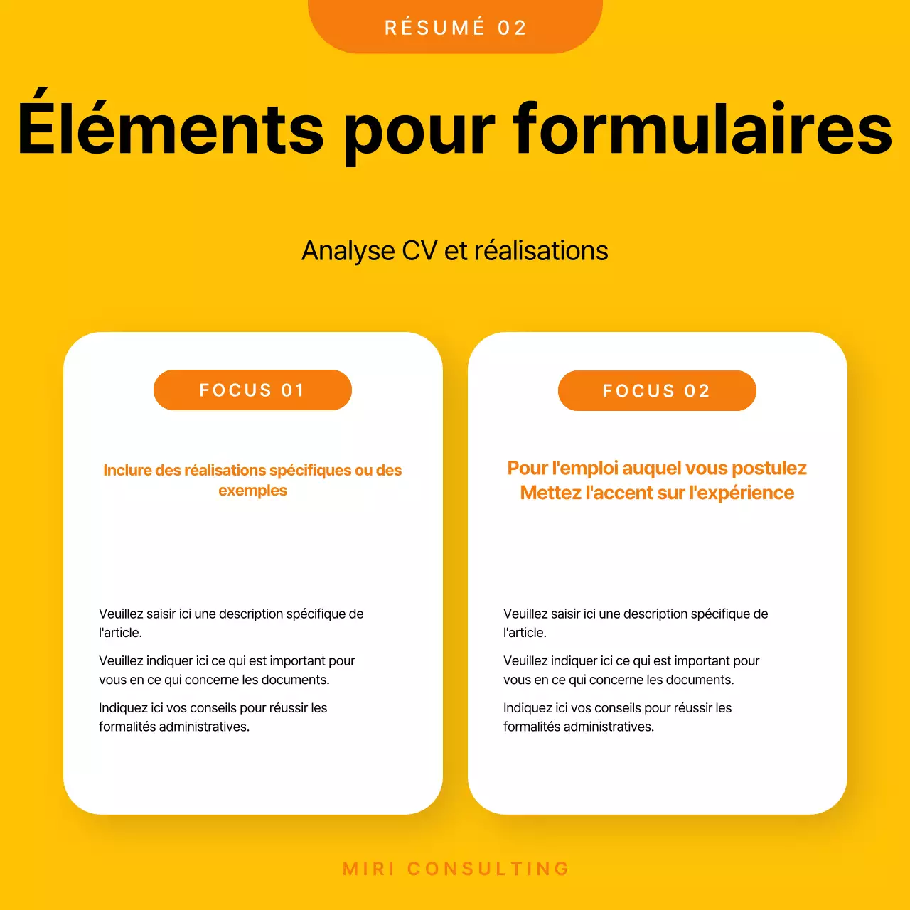 Commentaires sur Yellow Simple Job