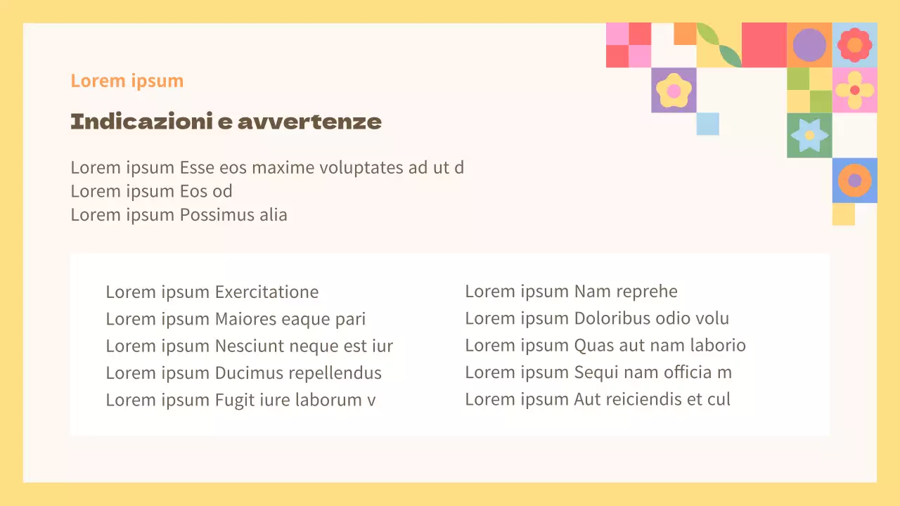 Guida all'esperienza culturale tradizionale gialla e arancione