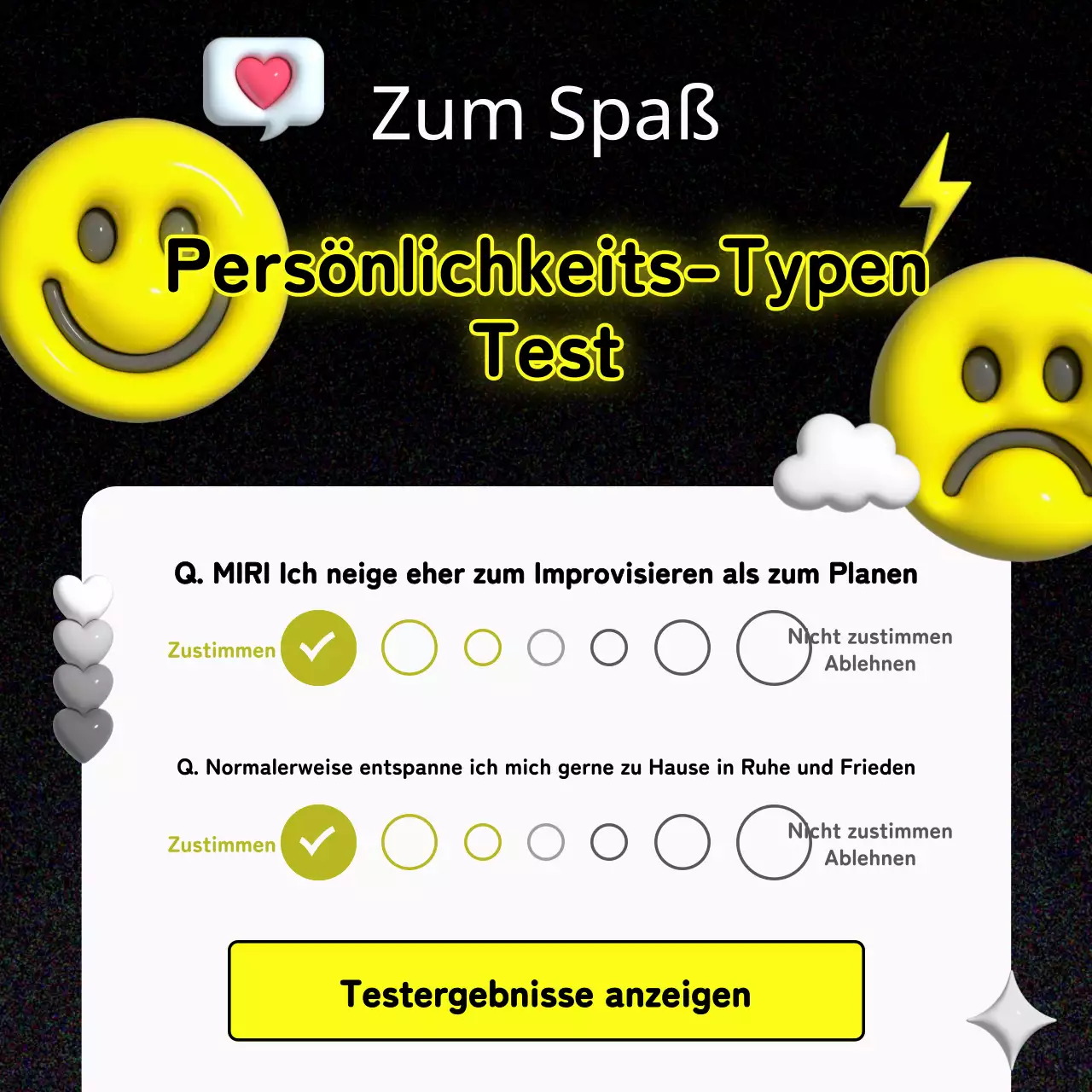 Ein Beitrag über den schwarz-gelben MBTI-Test