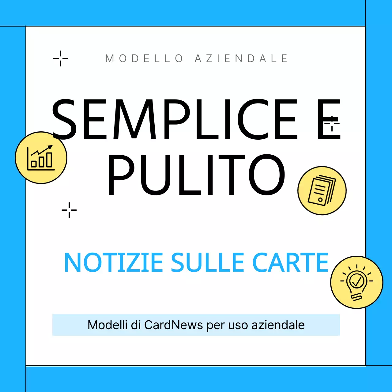 Promuovete il modello pulito di colore blu chiaro