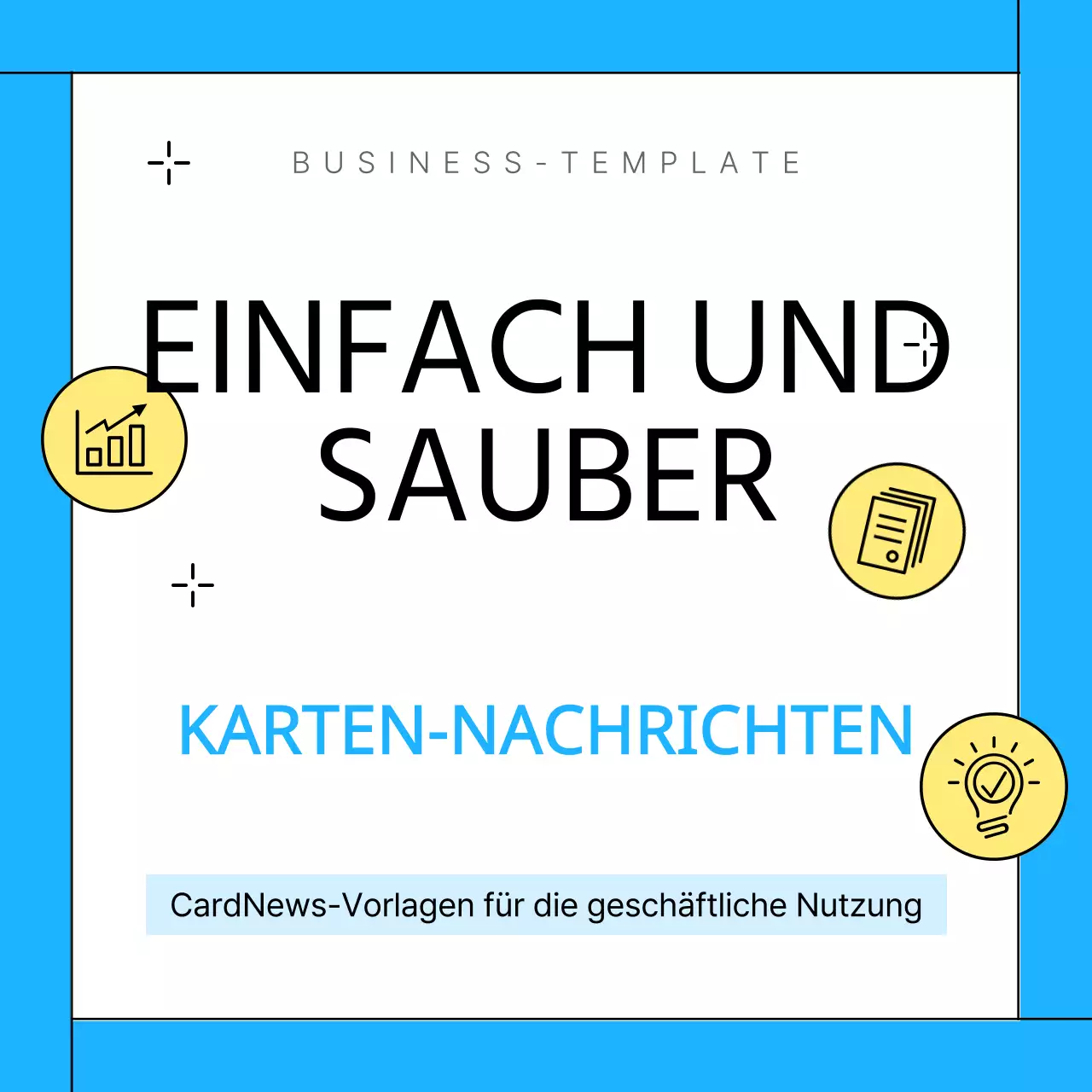 Fördern Sie die hellblaue saubere Vorlage