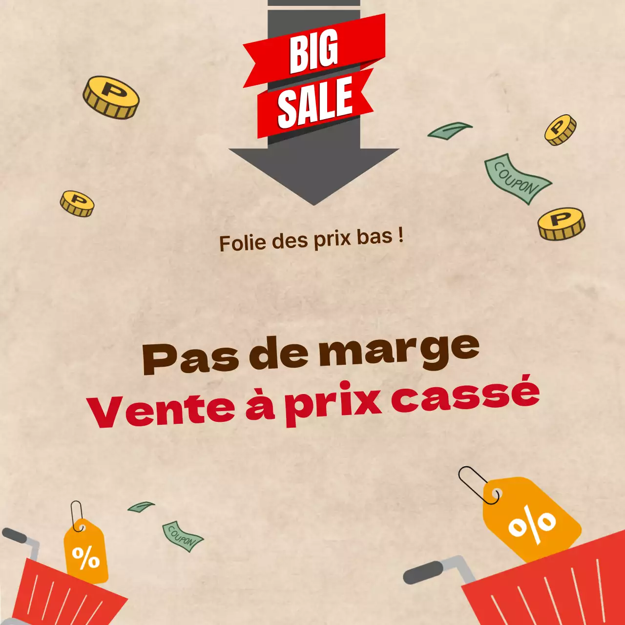 Beige Vintage Advertising Guide