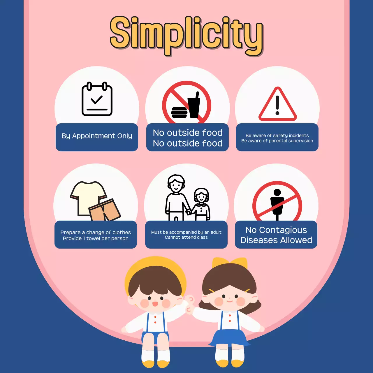 Blue Animation Kids Cafe Advertisement Instagram Carousel