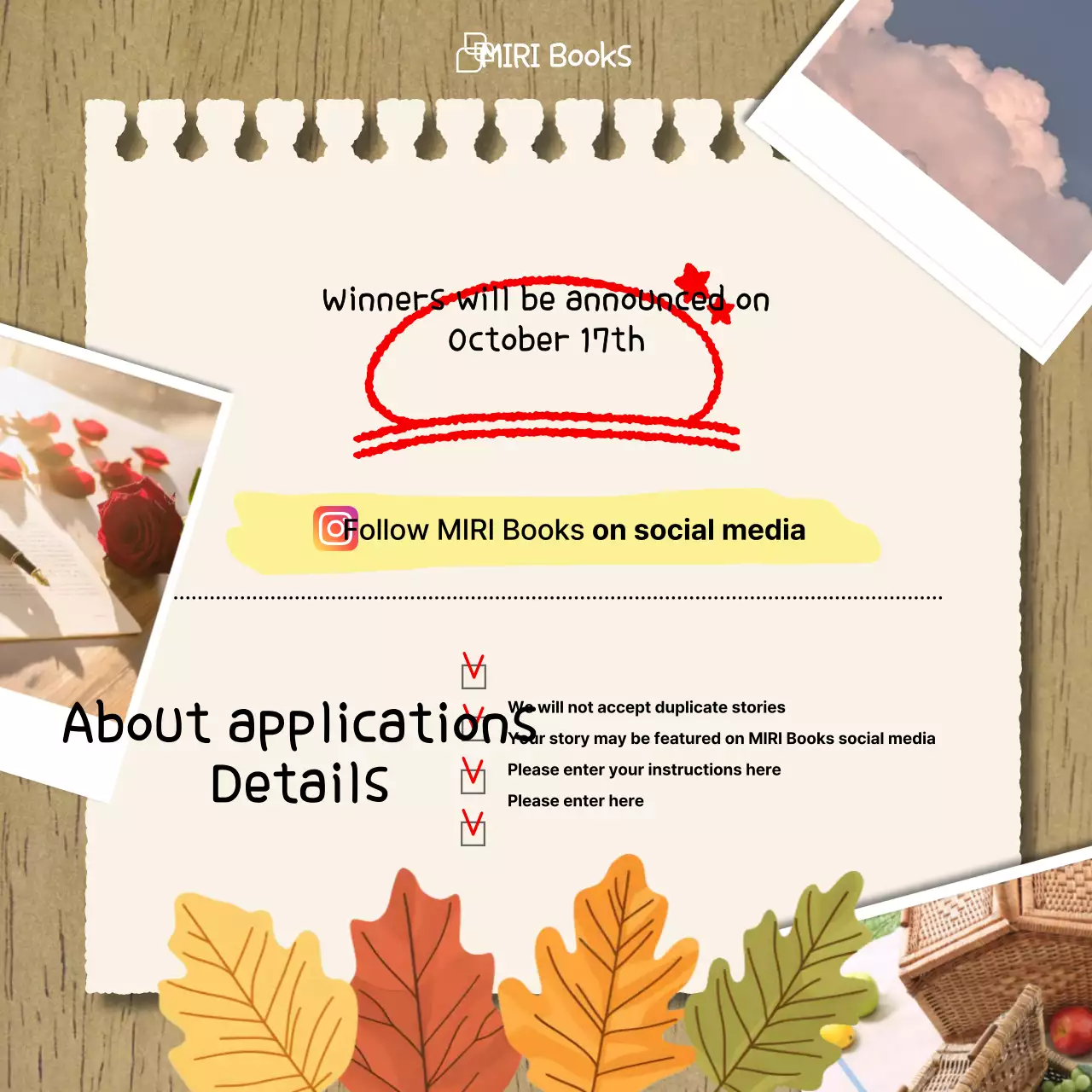 Beige Playful Story Event Instagram Carousel