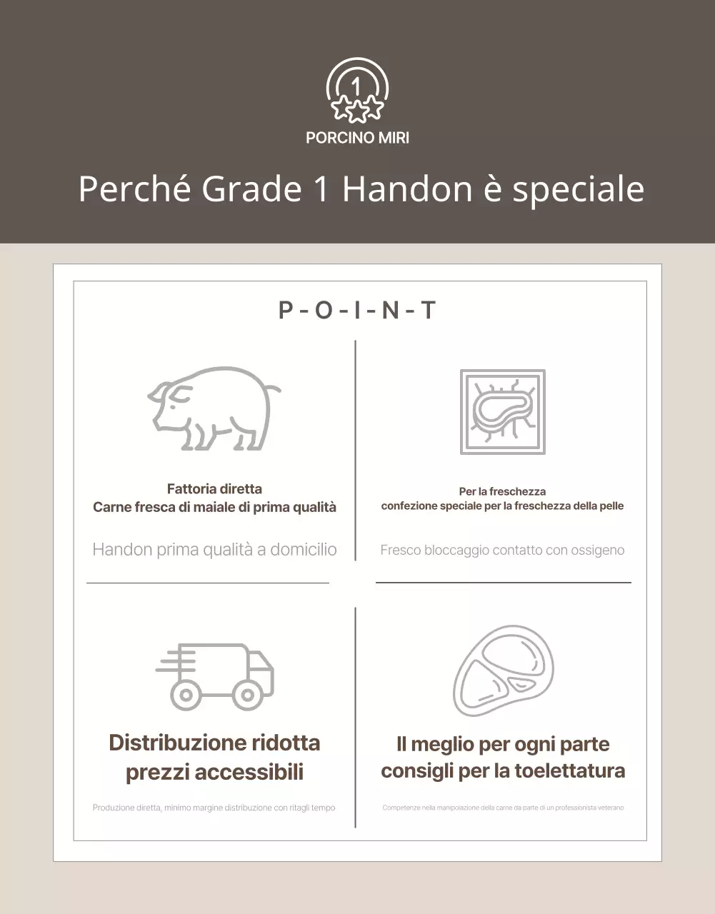 Beige e semplice per promuovere i prodotti zootecnici