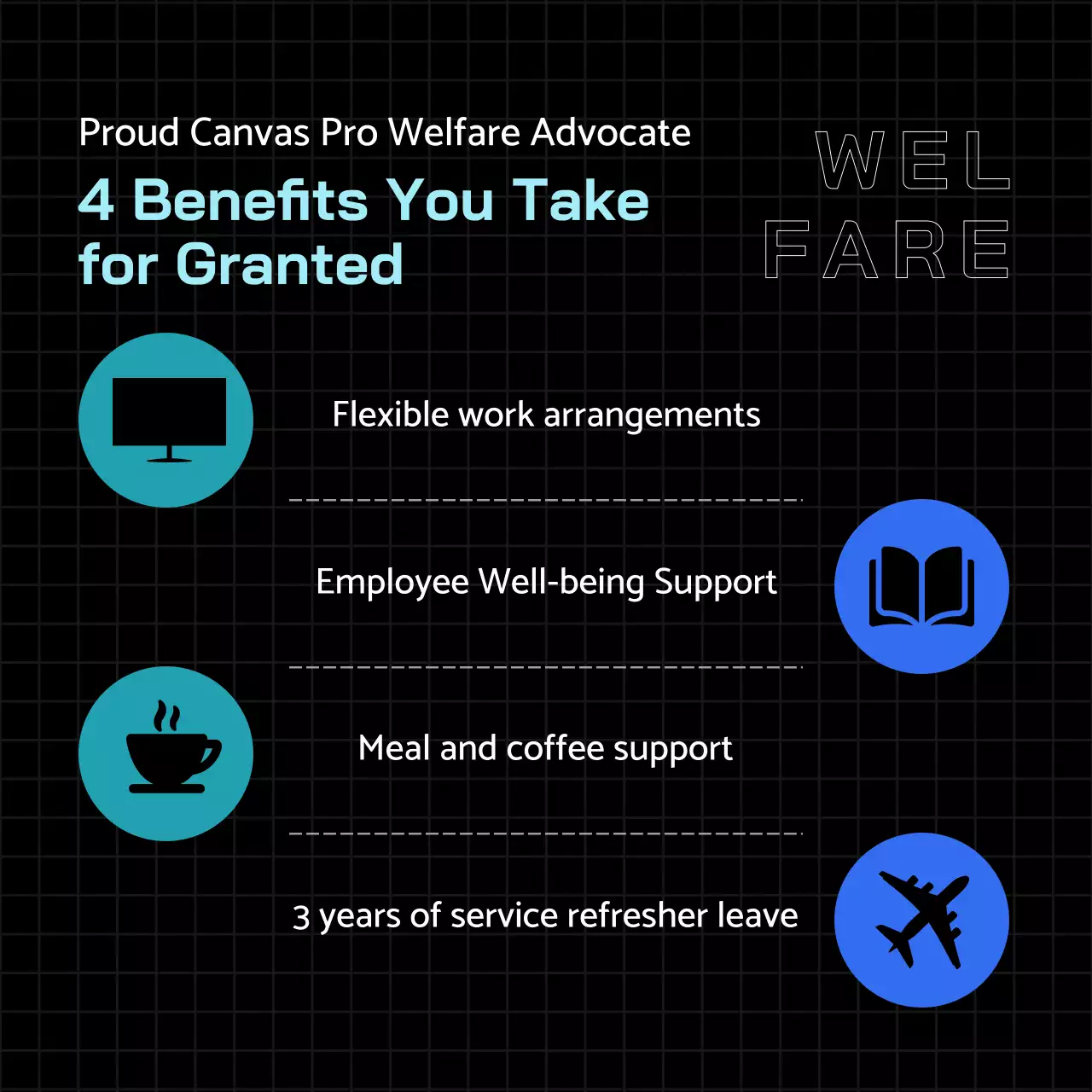 Black Modern Recruitment Advertisement Instagram Carousel