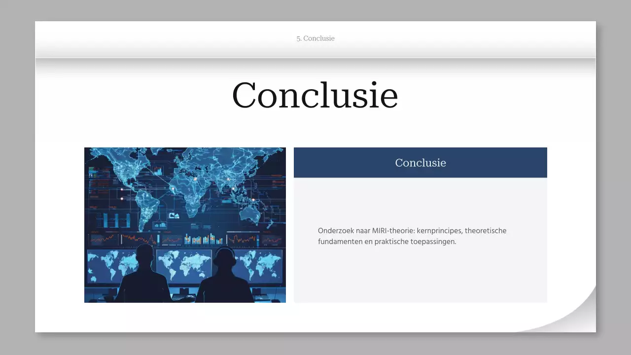 grijs professioneel projectdocument