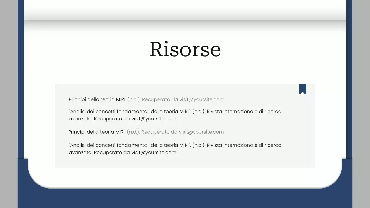 documento di progetto professionale grigio