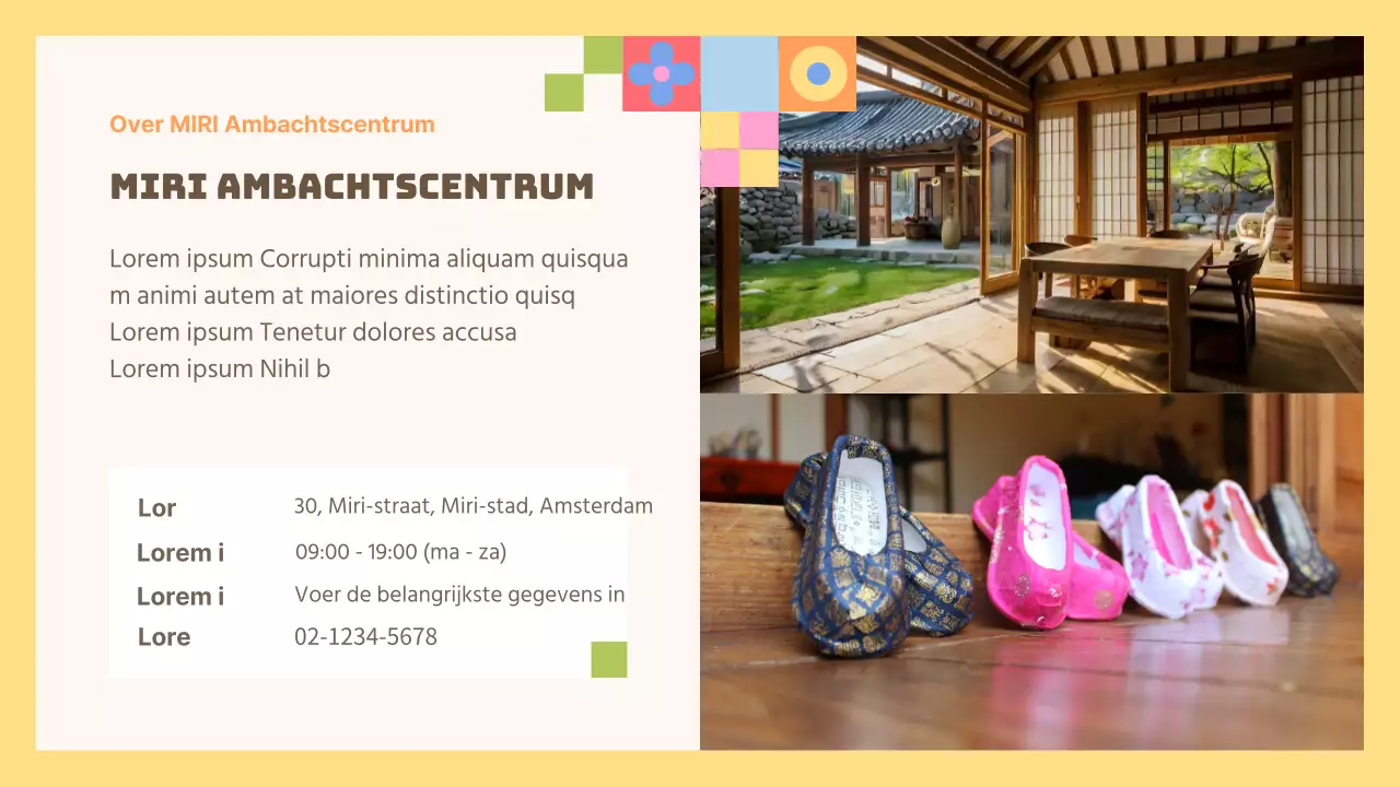 Gele en oranje gids voor traditionele culturele ervaringen