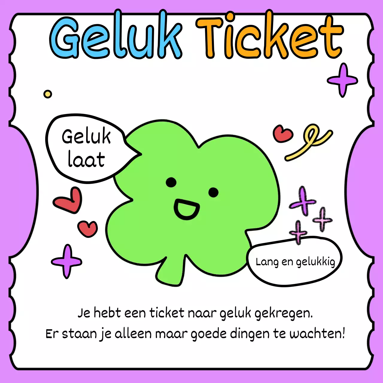 Mauve Schattige Vrolijkheid