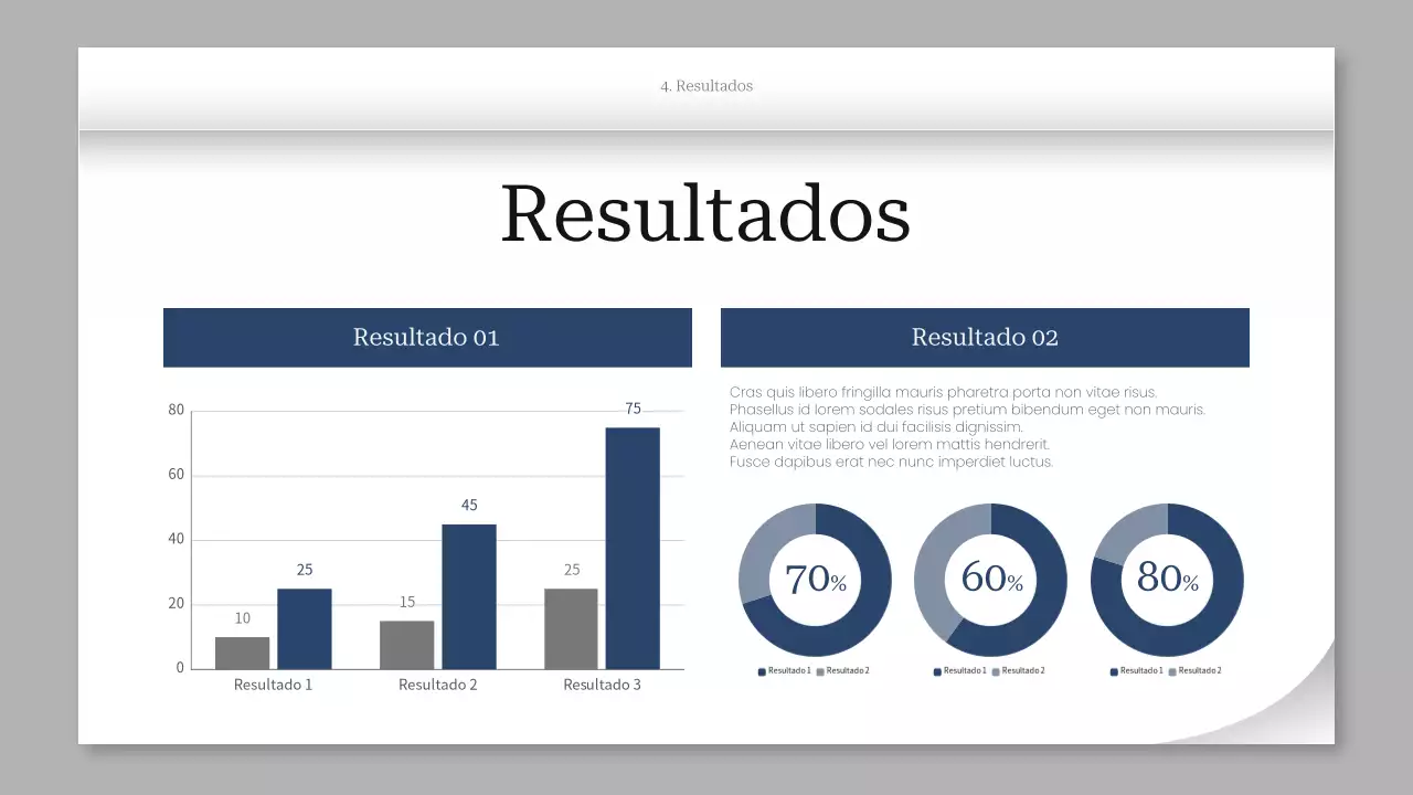 documento de proyecto profesional gris