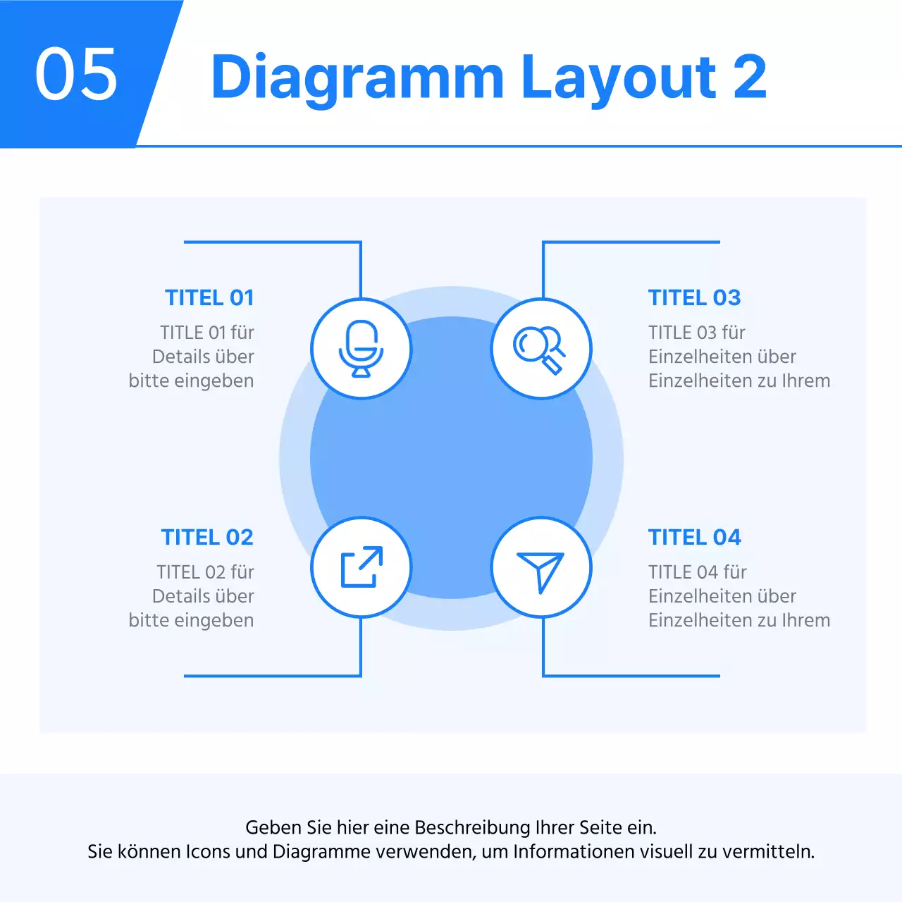 Blue Simple Business Vorlage