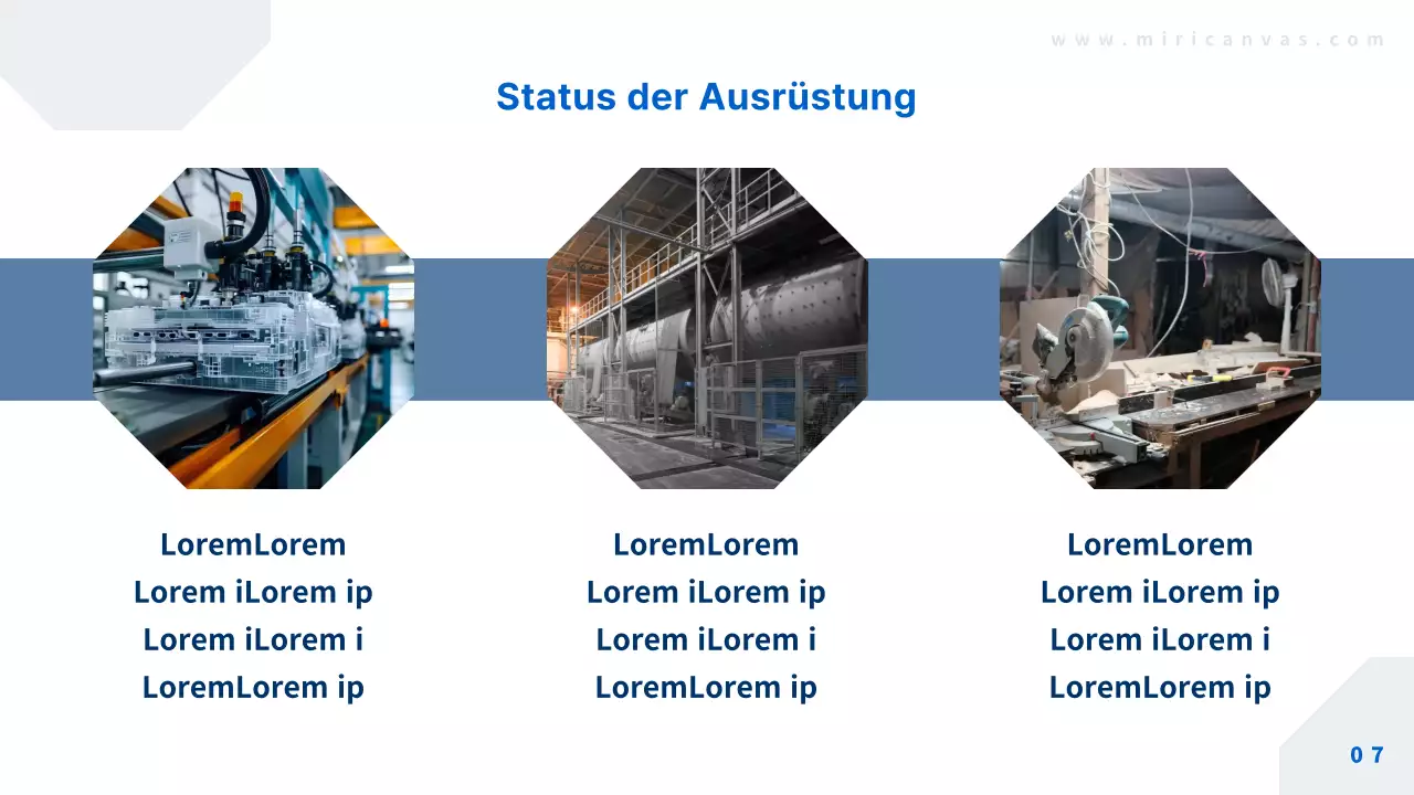 Fördern Sie Ihr blaues modernes Unternehmensprofil