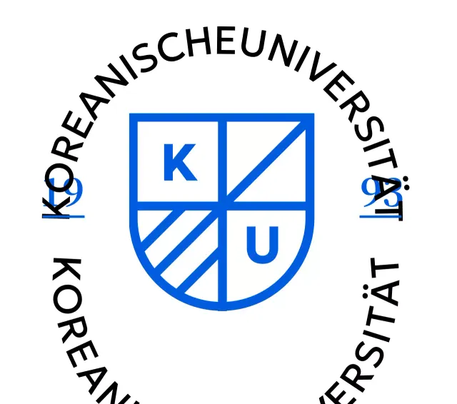 Blaues einfaches Universitätslogo